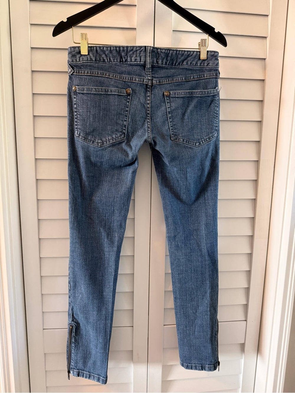 Free People Women’s Skinny Jeans With Ankle Zipper Size 27 - Picture 7 of 11